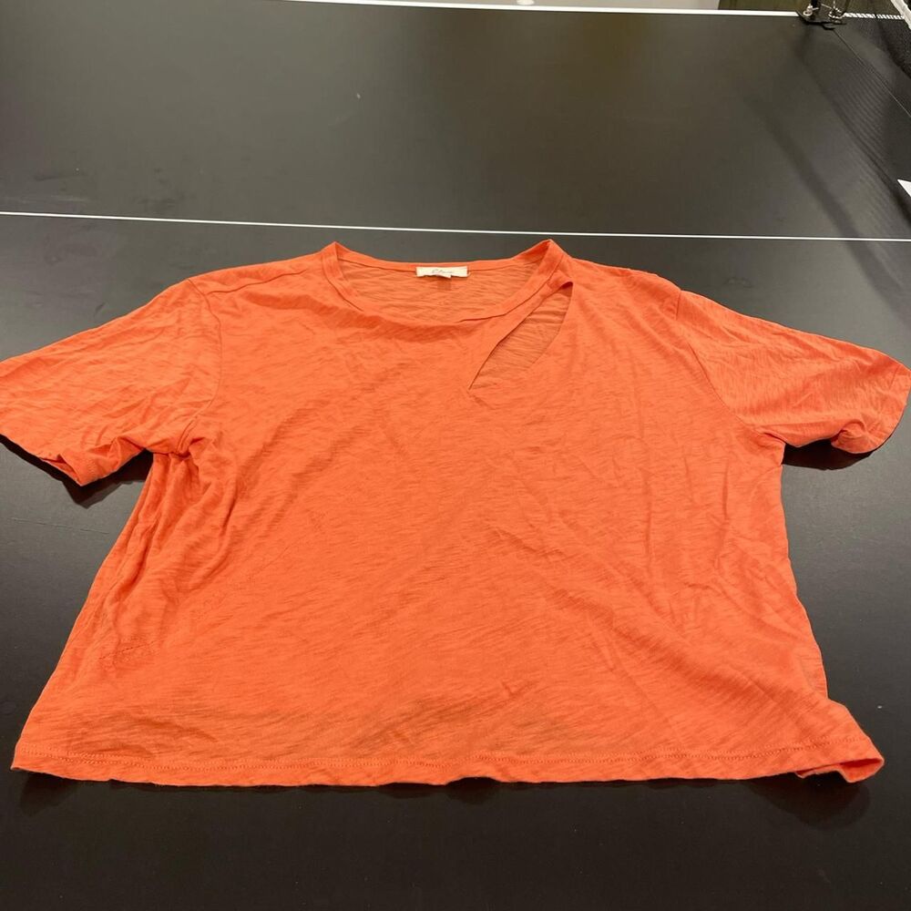 Unbranded Women's Orange Crop-top
